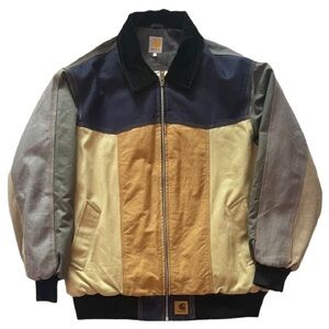 Vintage Carhartt Men's Colorblock Bomber Jacket
